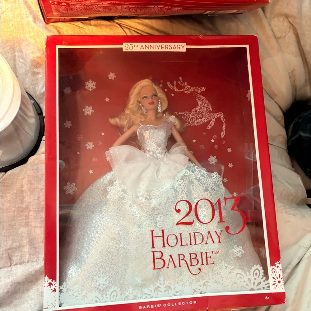 Barbie 2013 Holiday Doll in White Gown